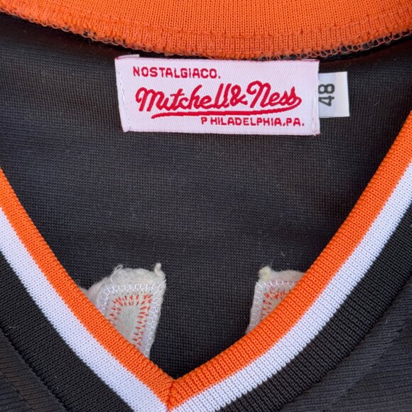 Rare VTG WILLIE MAYS MITCHELL & NESS COOPERSTOWN GIANTS #24 JERSEY Size 48 - Picture 4 of 12